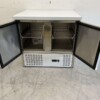 RVS Koelwerkbank 2 deuren 90 cm 230V Horeca - Afbeelding 4