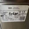 RVS MBM Vaatwasser Vaatwasmachine Voorlader 400V Horeca - Afbeelding 5