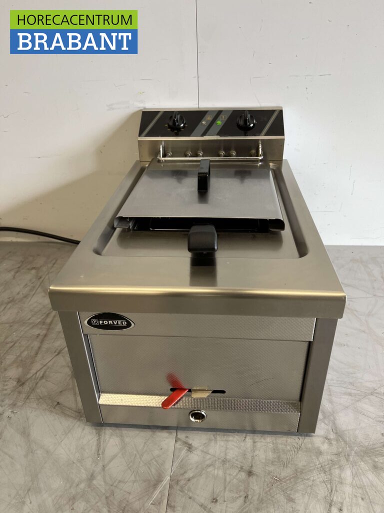 Ouderling Verlengen metgezel RVS Forved Opzet Friteuse Frituur 12 liter 400V Horeca - Horecacentrum  Brabant