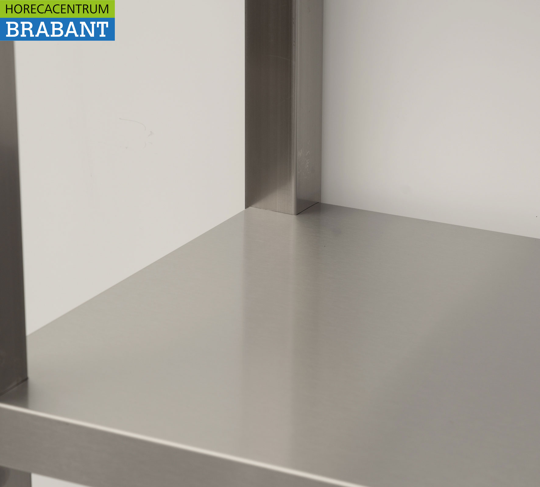RVS Opbergrek Rek Stelling Premium-line 180 x 40 x 180 cm Horeca - Afbeelding 4