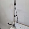Monolith Voorspoeldouche Spoelkraan Elleboogbediening Handsfree Dubbel gat Horeca - Afbeelding 2