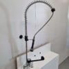 Monolith Voorspoeldouche Spoelkraan Elleboogbediening Handsfree Dubbel gat Horeca - Afbeelding 3