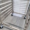 RVS Regaalwagen 6 x 2/1 GN gastronorm 95 cm Horeca - Afbeelding 4