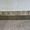 RVS GN bakhouder 6 x 1/6 gastronorm GN 99,5 cm Horeca