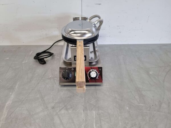 RVS Bubbel Wafelijzer Bubble Waffle 230V Horeca