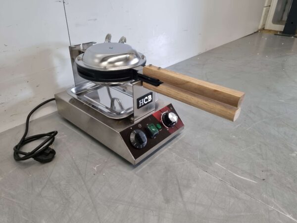 RVS Bubbel Wafelijzer Bubble Waffle 230V Horeca - Afbeelding 3