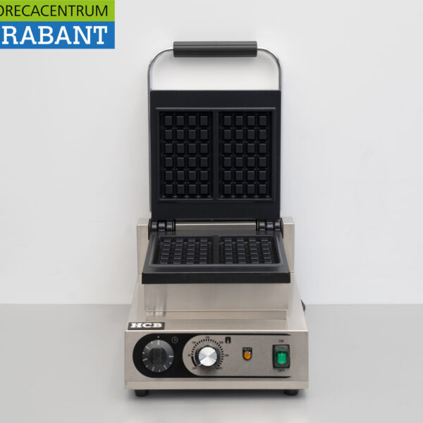 HCB RVS Wafelijzer Luikse wafels 230V Horeca