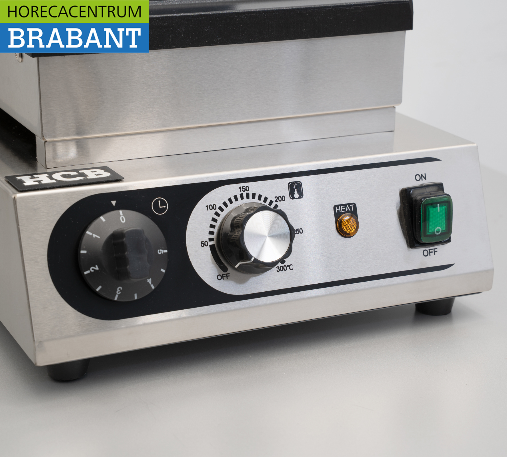 HCB RVS Wafelijzer Luikse wafels 230V Horeca - Afbeelding 7