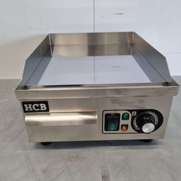 RVS Chroom Grillplaat Bakplaat Spiegelbakplaat 36 cm 230V Horeca