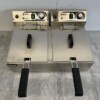 RVS Dubbele Friteuse Frituur 2 x 10 liter 2 x 230V Horeca - Afbeelding 4