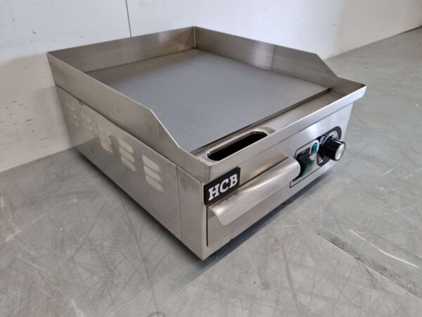 RVS Grillplaat Bakplaat Glad 36 cm 230V Horeca - Afbeelding 3