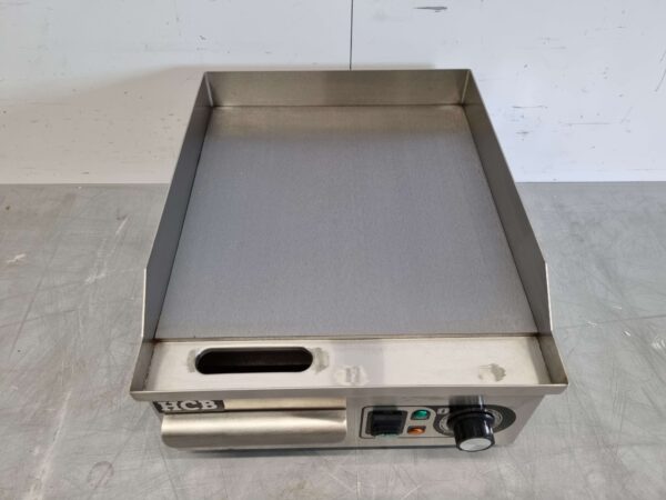RVS Grillplaat Bakplaat Glad 36 cm 230V Horeca - Afbeelding 5