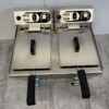 RVS Dubbele Friteuse Frituur Aftapkraan 2 x 10 liter 2 x 230V Horeca - Afbeelding 4