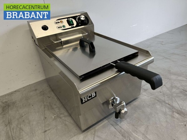 RVS Friteuse Frituur 13 liter Aftapkraan 230V Horeca - Afbeelding 3