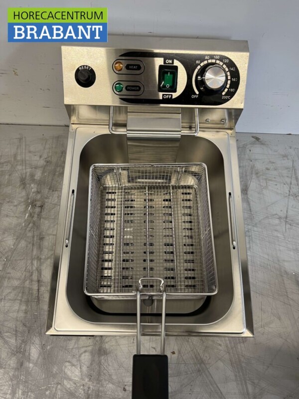 RVS Friteuse Frituur 13 liter Aftapkraan 230V Horeca - Afbeelding 6