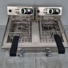 RVS Dubbele Friteuse Frituur Aftapkraan 2 x 13 liter 2 x 230V Horeca - Afbeelding 5