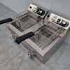 RVS Dubbele Friteuse Frituur Aftapkraan 2 x 13 liter 2 x 230V Horeca - Afbeelding 6
