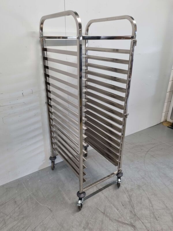 RVS Regaalwagen 15 x 47/66 cm Horeca - Afbeelding 2