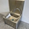 RVS Wasbak Spoelbak met kniebediening Zeepdispener 40 x 34 cm Horeca - Afbeelding 3
