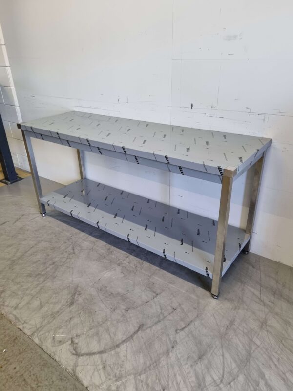 RVS Werktafel Tafel Premium-line 180 x 60 x 85 cm Horeca - Afbeelding 2