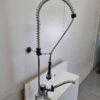 Monolith Voorspoeldouche Spoelkraan Elleboogbediening Handsfree Dubbel gat Horeca - Afbeelding 2