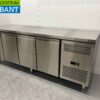 RVS Koelwerkbank 4 deuren 223 cm 230V Horeca - Afbeelding 2
