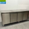 RVS Koelwerkbank 4 deuren 223 cm 230V Horeca - Afbeelding 3