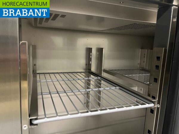 RVS Koelwerkbank 4 deuren 223 cm 230V Horeca - Afbeelding 5