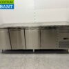 RVS Koelwerkbank 4 deuren 223 cm 230V Horeca