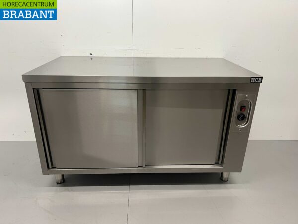 RVS Warmhoudkast Bordenwarmhoudkast 2 schuifdeuren Premium-line 140 cm Horeca