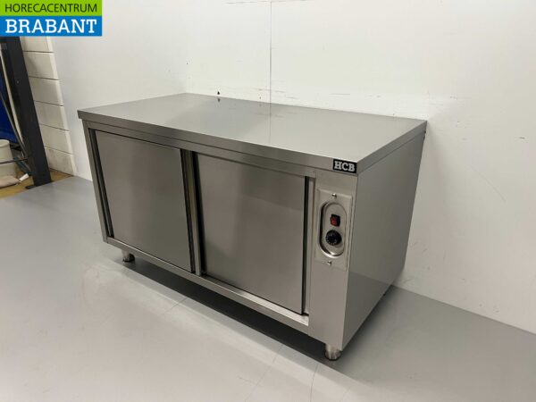 RVS Warmhoudkast Bordenwarmhoudkast 2 schuifdeuren Premium-line 140 cm Horeca - Afbeelding 3