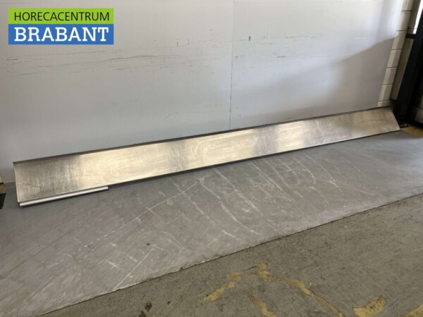 RVS Wandschap schap 380 x 30 cm Horeca - Afbeelding 2