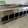 RVS Baklijn Pastakoker, keramisch fornuis en gasfornuis 240 cm Horeca - Afbeelding 3