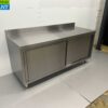 RVS Werkkast Kast 2 schuifdeuren Premium-line 180 cm Horeca - Afbeelding 2