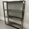 RVS Opbergrek Rek Stelling Premium-line 140 x 40 x 180 cm Horeca - Afbeelding 3