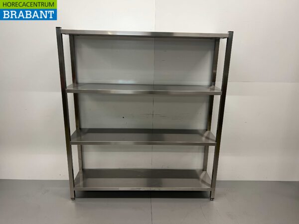 RVS Opbergrek Rek Stelling Premium-line 160 x 40 x 180 cm Horeca