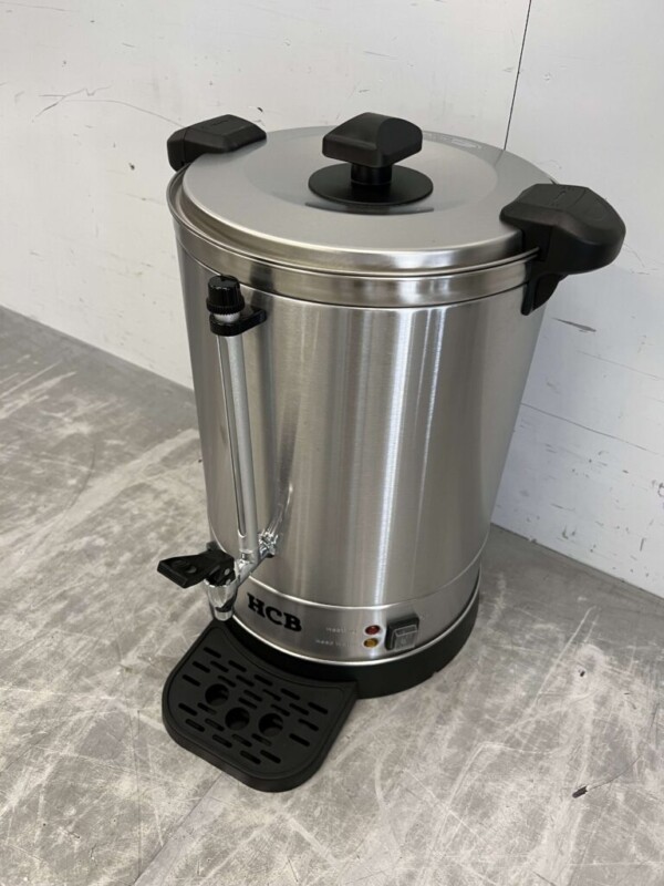 HCB RVS Dubbelwandige Waterkoker Boiler met lekbak 14,3 liter 230V Horeca - Afbeelding 2