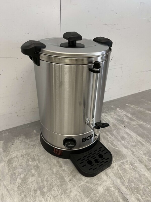 HCB RVS Dubbelwandige Waterkoker Boiler met lekbak 14,3 liter 230V Horeca - Afbeelding 3
