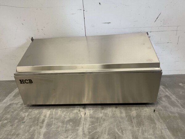 RVS GN bakhouder met deksel 3 x 1/6 gastronorm GN 54,5 cm Horeca