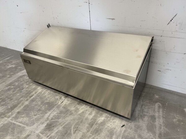RVS GN bakhouder met deksel 3 x 1/6 gastronorm GN 54,5 cm Horeca - Afbeelding 3