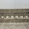 RVS GN bakhouder met deksel 6 x 1/6 gastronorm GN 106 cm Horeca - Afbeelding 4