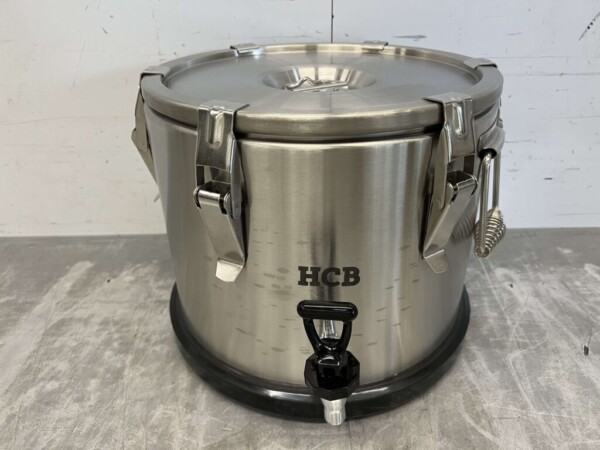 RVS Geisoleerde draagbare container met aftapkraan 15 liter Horeca