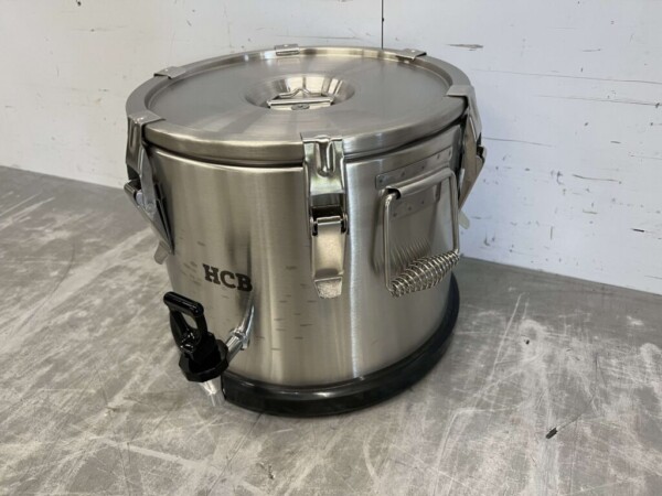 RVS Geisoleerde draagbare container met aftapkraan 15 liter Horeca - Afbeelding 2