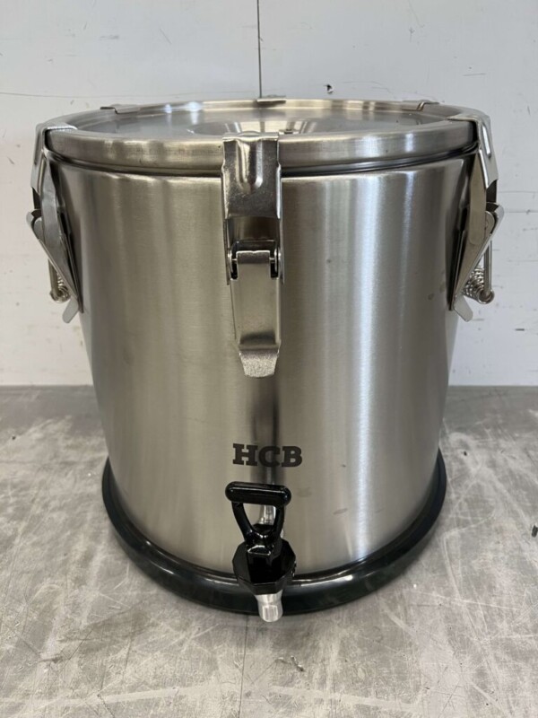 RVS Geisoleerde draagbare container met aftapkraan 20 liter Horeca