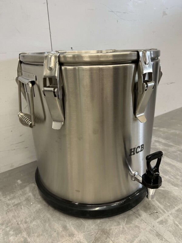 RVS Geisoleerde draagbare container met aftapkraan 20 liter Horeca - Afbeelding 2