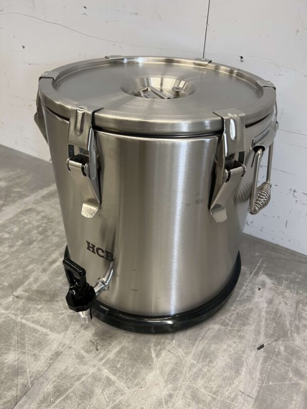 RVS Geisoleerde draagbare container met aftapkraan 20 liter Horeca - Afbeelding 3
