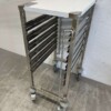 RVS Regaalwagen 6 x 1/1 GN gastronorm 95 cm Horeca - Afbeelding 2