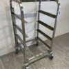 RVS Regaalwagen voor 4 waskratten waskorven 50 x 50 cm Horeca - Afbeelding 3