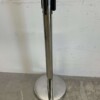 Afzetpaal Afzetband zilverkleurig met trekband 200 cm Horeca