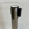 Afzetpaal Afzetband zilverkleurig met trekband 200 cm Horeca - Afbeelding 3